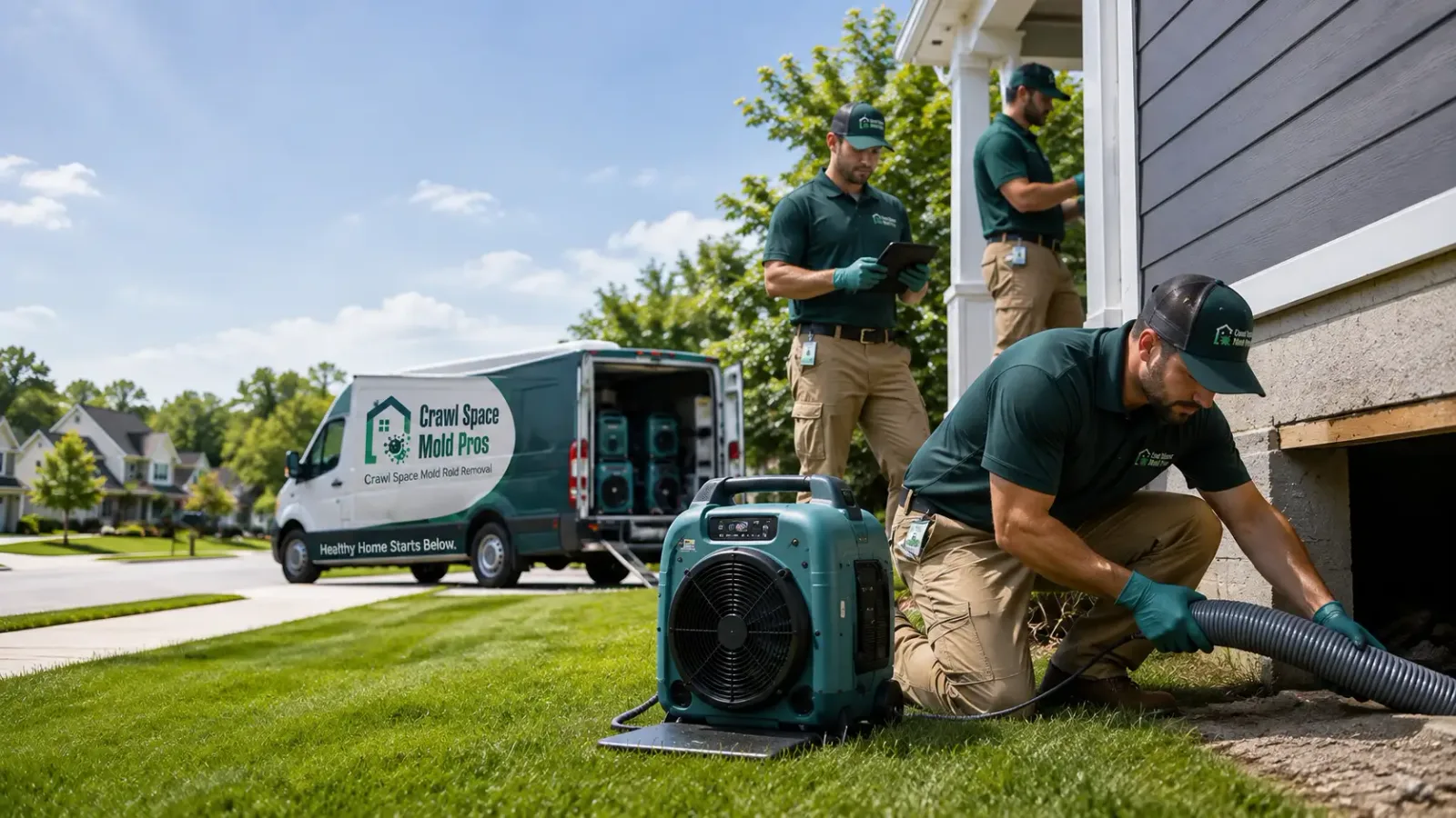 Crawl Space Mold Removal in Russell, KS
